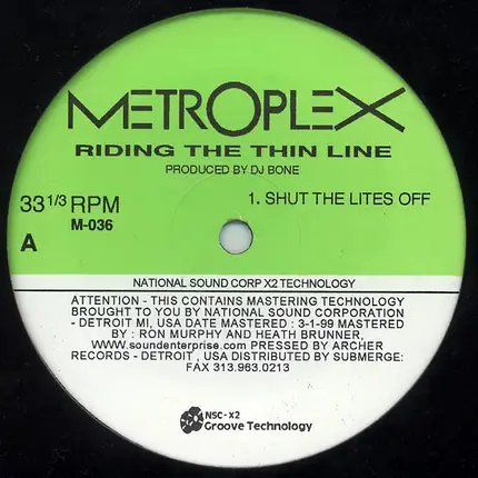 DJ Bone - Riding The Thin Line