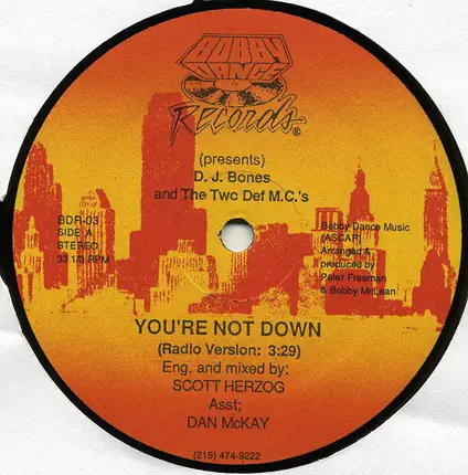 DJ Bones and The Two Def M.C.'s - You're Not Down