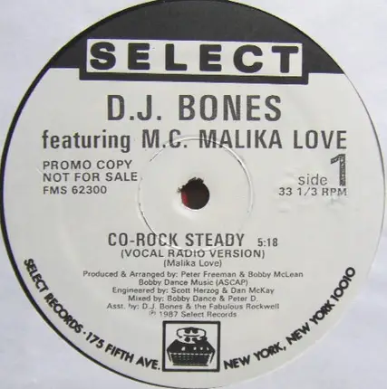 DJ Bones Featuring MC Malika Love - Co-Rock Steady