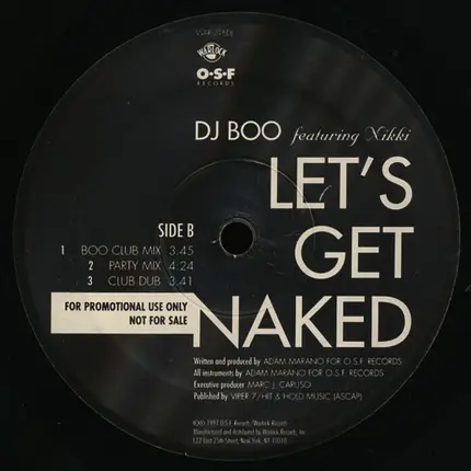 DJ Boo Featuring Nikki - Let's Get Naked