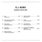 CD - DJ BoBo - Dance With Me