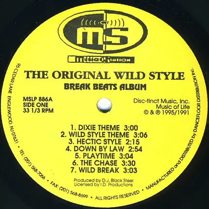 DJ Black Steal - The Original Wild Style