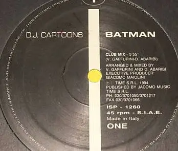 DJ Cartoons - Batman