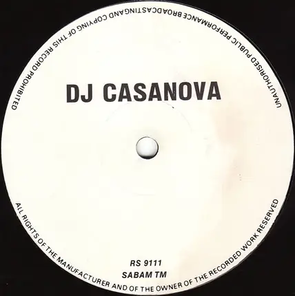 DJ Casanova - Untitled
