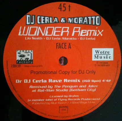 DJ Cerla & Moratto - Wonder (Remix)