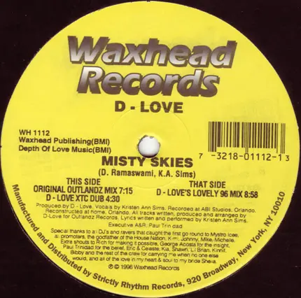 DJ D-Love - Misty Skies