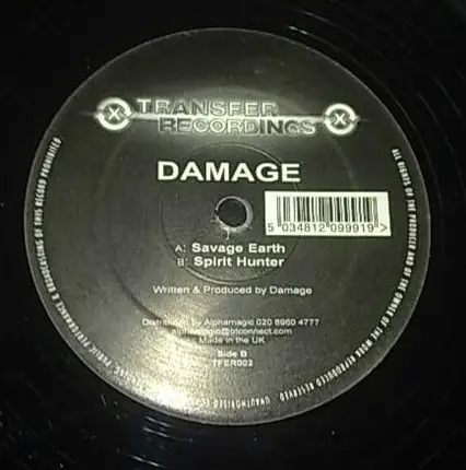 DJ Damage - Savage Earth / Spirit Hunter