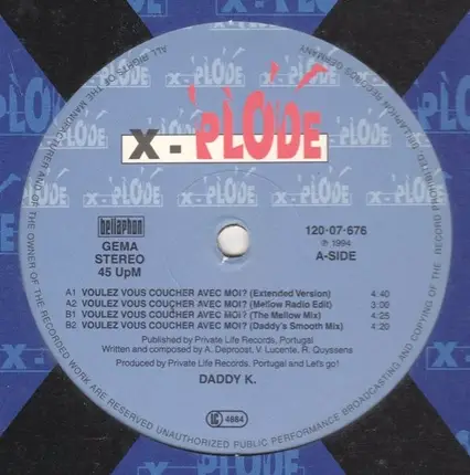 Daddy K - Voulez-Vous Coucher Avec Moi?