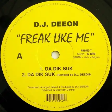 DJ Deeon - Freak Like Me
