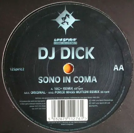 DJ Dick - Sono In Coma