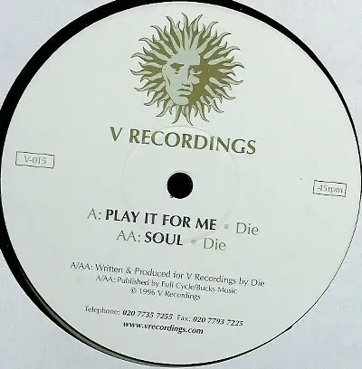 DJ Die - Play It For Me / Soul