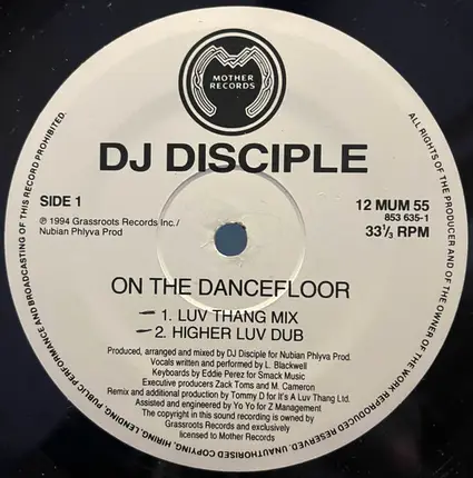 DJ Disciple - On The Dancefloor