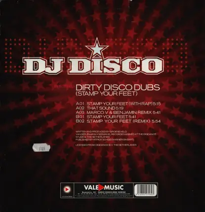 DJ Disco - Dirty Disco Dubs (Stamp Your Feet)