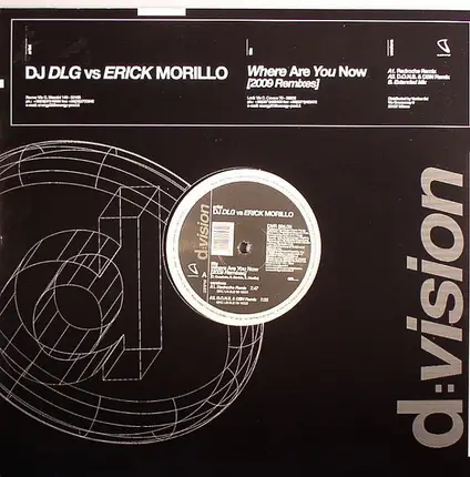 DJ DLG Vs. Erick Morillo - Where Are You Now (2009 Remixes)