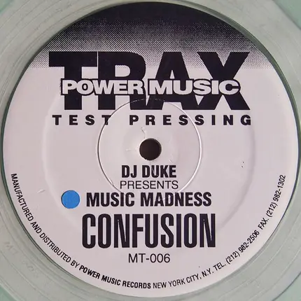 DJ Duke Presents Music Madness - Confusion