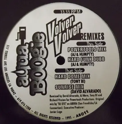 DJ Efx - Volver Volver (The Remixes)