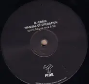 DJ Errik - Manual Of Operation