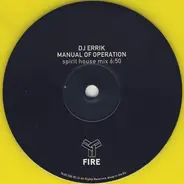 DJ Errik - Manual Of Operation