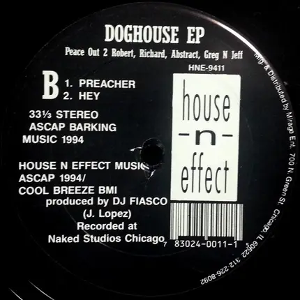 DJ Fiasco - Doghouse EP