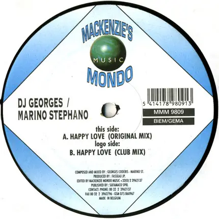 DJ George's & Marino Stephano - Happy Love