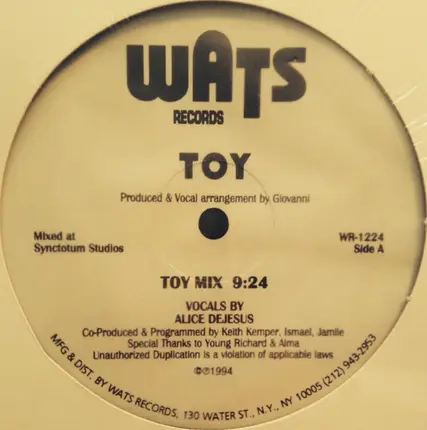 DJ Giovanni - Toy