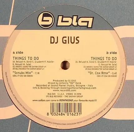 DJ Gius - Things To Do