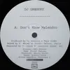 12'' - DJ Gregory - Don't Know Malendro / Vasefa