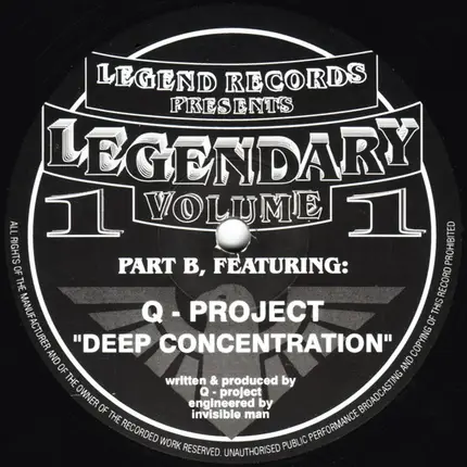 DJ Gwange & Spinback / Q Project - Legendary Volume 1