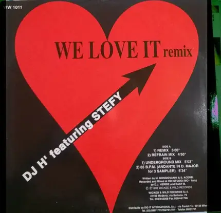 DJ H. Feat. Stefy - We Love It