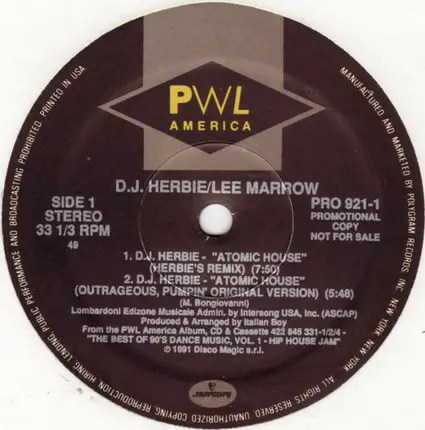 DJ Herbie / Lee Marrow - Promo Sampler
