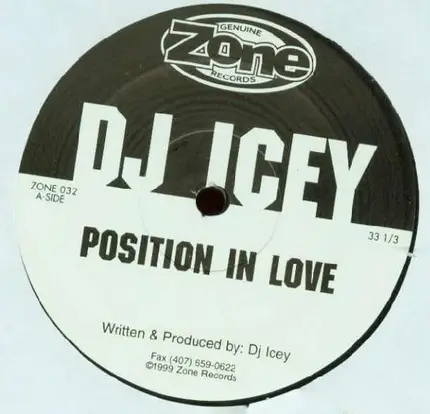 DJ Icey - Position in Love / Cruise