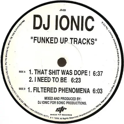 DJ Ionic - Funked Up Tracks