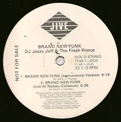 DJ Jazzy Jeff & The Fresh Prince - Brand New Funk
