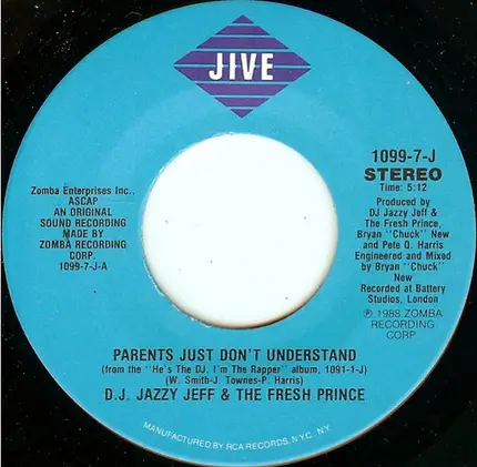 DJ Jazzy Jeff & The Fresh Prince - Parents Just Don't Understand
