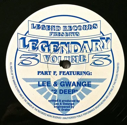 DJ Lee / Tango / DJ Gwange - Legendary Volume 3