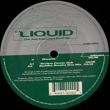 DJ Liquid - The San Francisco Rush EP