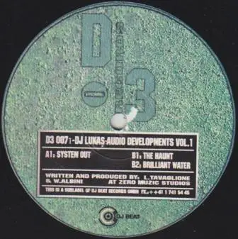 DJ Lukas - Audio Developments Vol. 1