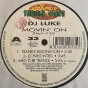 12inch Vinyl Single - DJ Luke - Movin' On