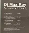 12'' - DJ Max Rey - Percussiva E.P. Vol.3