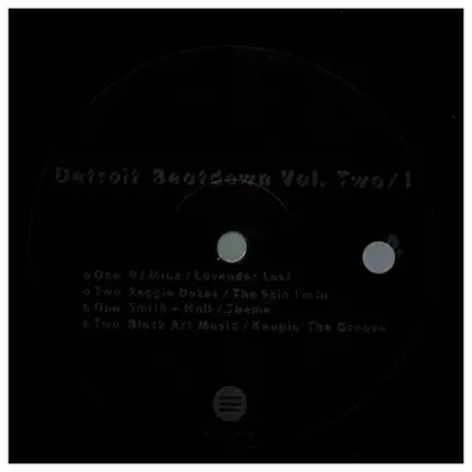 DJ Minx, Reggie Dokes, Smith Hall, Black Art Music - Detroit Beatdown Vol. 2 EP 1