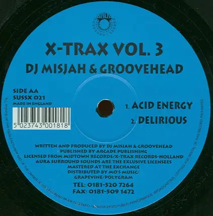 DJ Misjah & DJ Groovehead - X-Trax Vol. 3