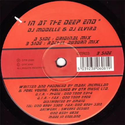 DJ Modelle & DJ Elvira - In At The Deep End
