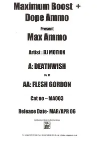 DJ Motion - Deathwish / Flesh Gordon