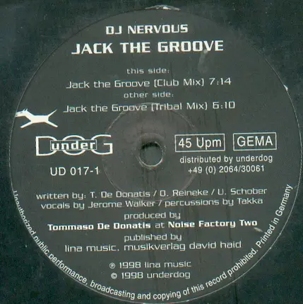 DJ Nervous - Jack the Groove