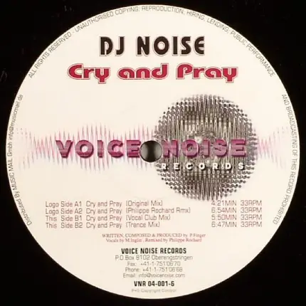 DJ Noise - Cry And Pray