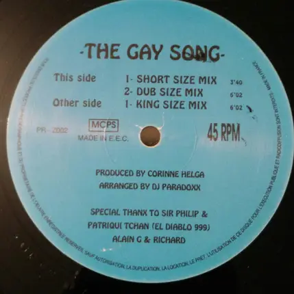 DJ Paradoxx - The Gay Song