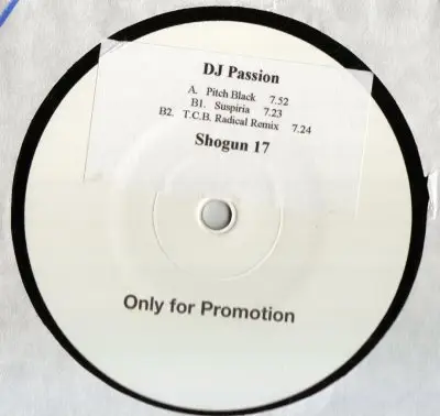 DJ Passion - Pitch Black / Suspiria