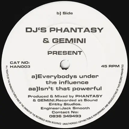 DJ Phantasy & DJ Gemini - Vol 1