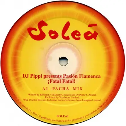 DJ Pippi Presents Pasion Flamenca - ¡Fatal Fatal!