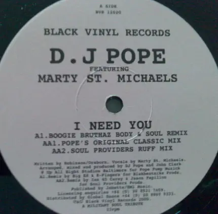 DJ Pope - I Need You